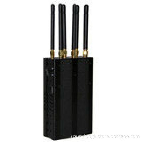 808hi Portable 6 Band Mobile Phone Wifi + Gps Jammer With 10m Jamming Range